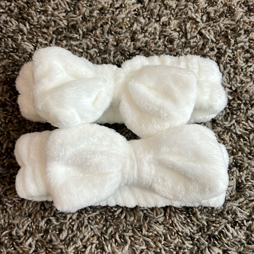 White headbands